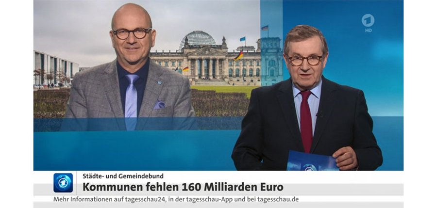 Das Erste, Tagesschau - Uwe Brandl, DStGB