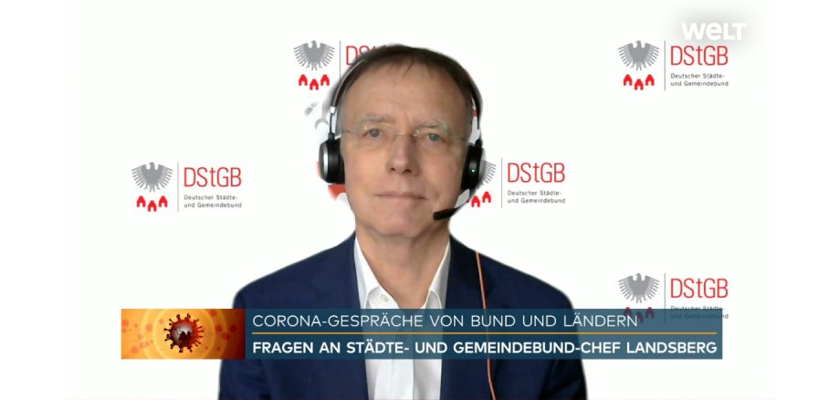 Dr. Gerd Landsberg, Hauptgeschäftsführer des Deutschen Städte- und Gemeindebundes, im Gespräch mit WELT.
