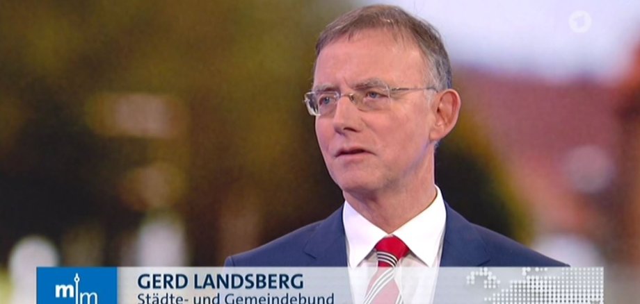 ARD mittagsmagazin - Dr. Gerd Landsberg, DStGB