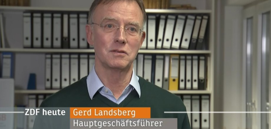 ZDF heute - Dr. Gerd Landsberg, DStGB