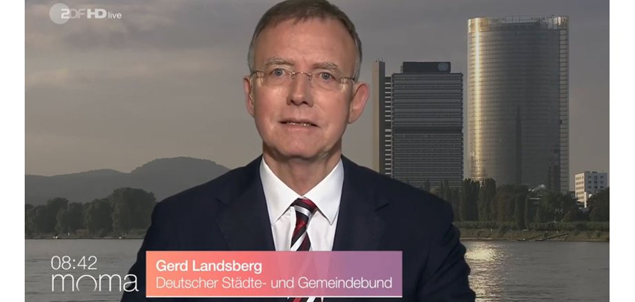 ZDF moma - Dr. Gerd Landsberg, DStGB