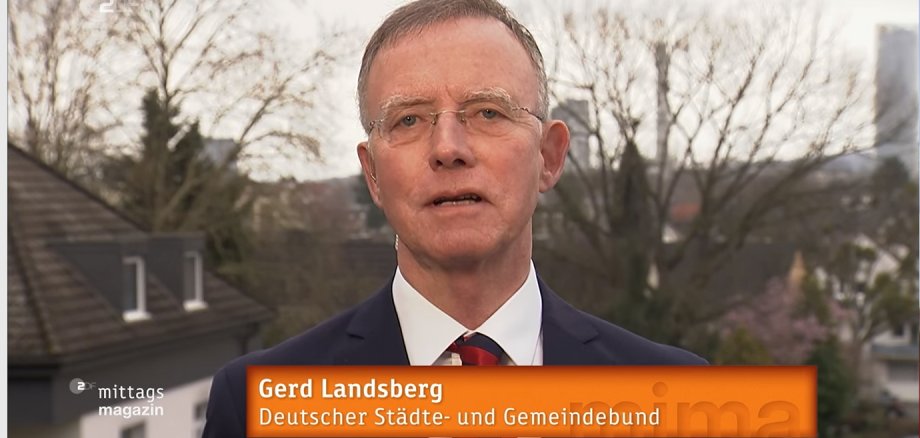 Interview im ZDF Mittagsmagazin mit Dr. Gerd Landsberg am 17.03.2022.