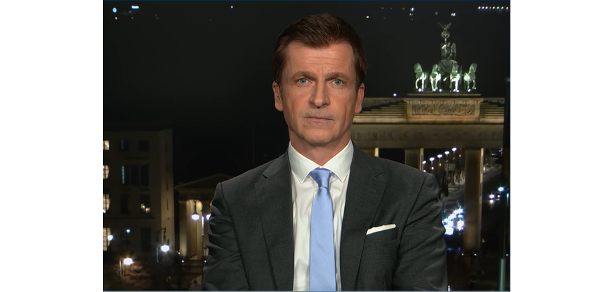 Screenshot ZDF-Interview mit André Berghegger am 04.01.2024