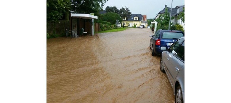 Abbildung 1: Starkregenereignis, Wachtberg- Werthhoven; Quelle: Gemeindewerke Wachtberg AöR