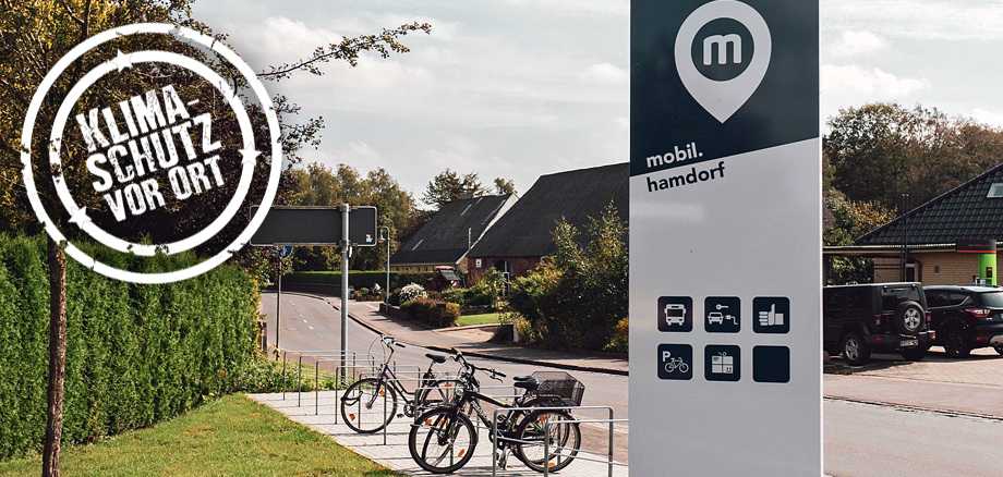 Die Mobilitätsstationen in Hamdorf sind die ersten Mobilitätsstationen im ländlichen Raum Schleswig-Holsteins.