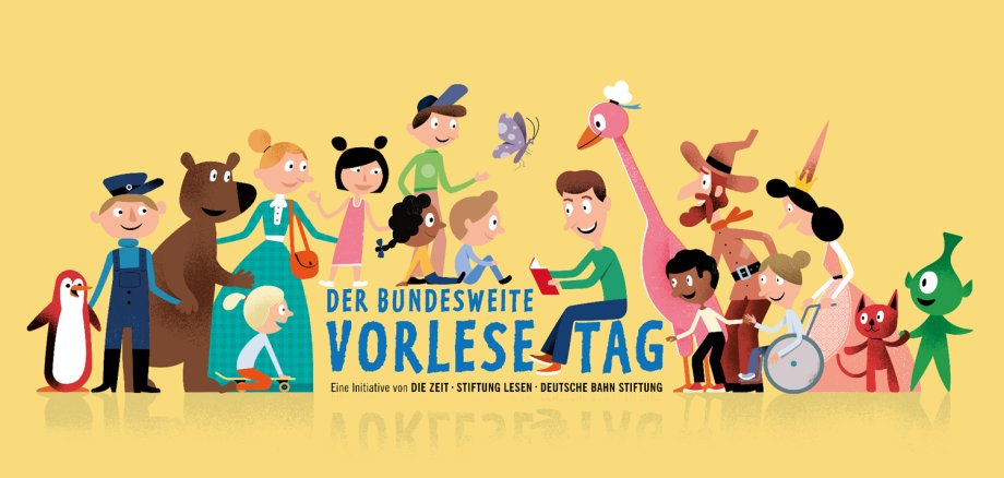 Illustration zum Bundesweiten Vorlesetag