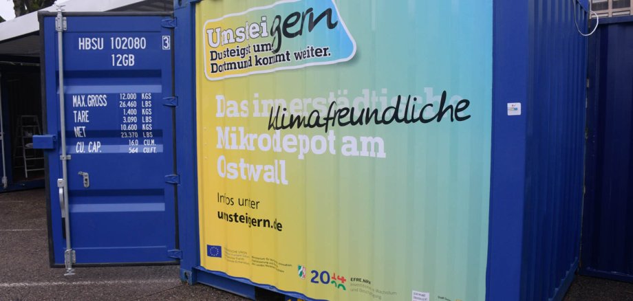 Mikrodepot für eine emissionsfreie Innenstadt; Stadt Dortmund, am Ostwall