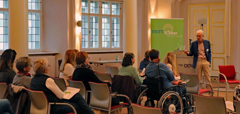 Regionalkonferenz  des Projektes "Trittsicher in die Zukunft" in Gera